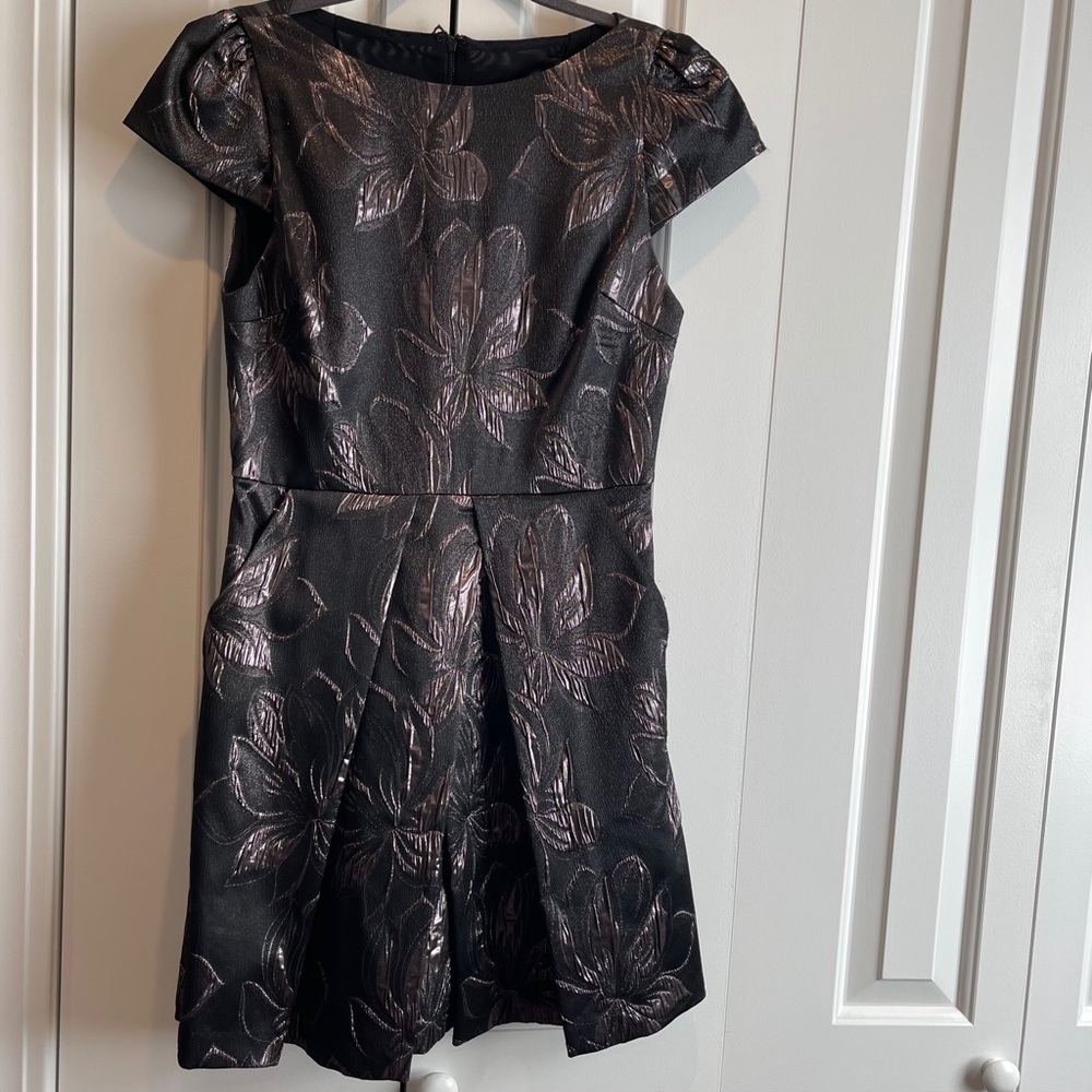 Alice + Olivia Metallic Cocktail Dress